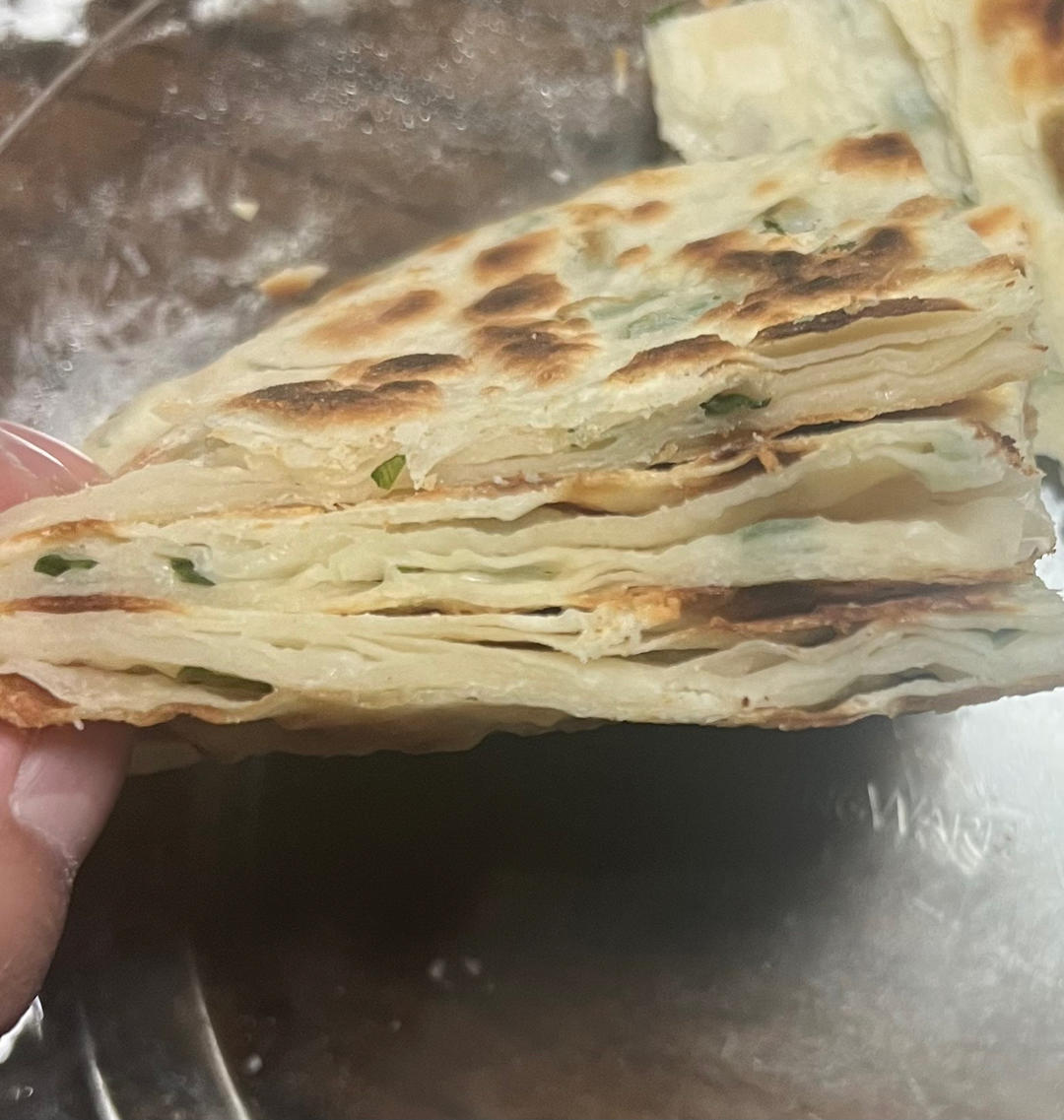 层次分明薄如蝉翼的家常基础烙饼