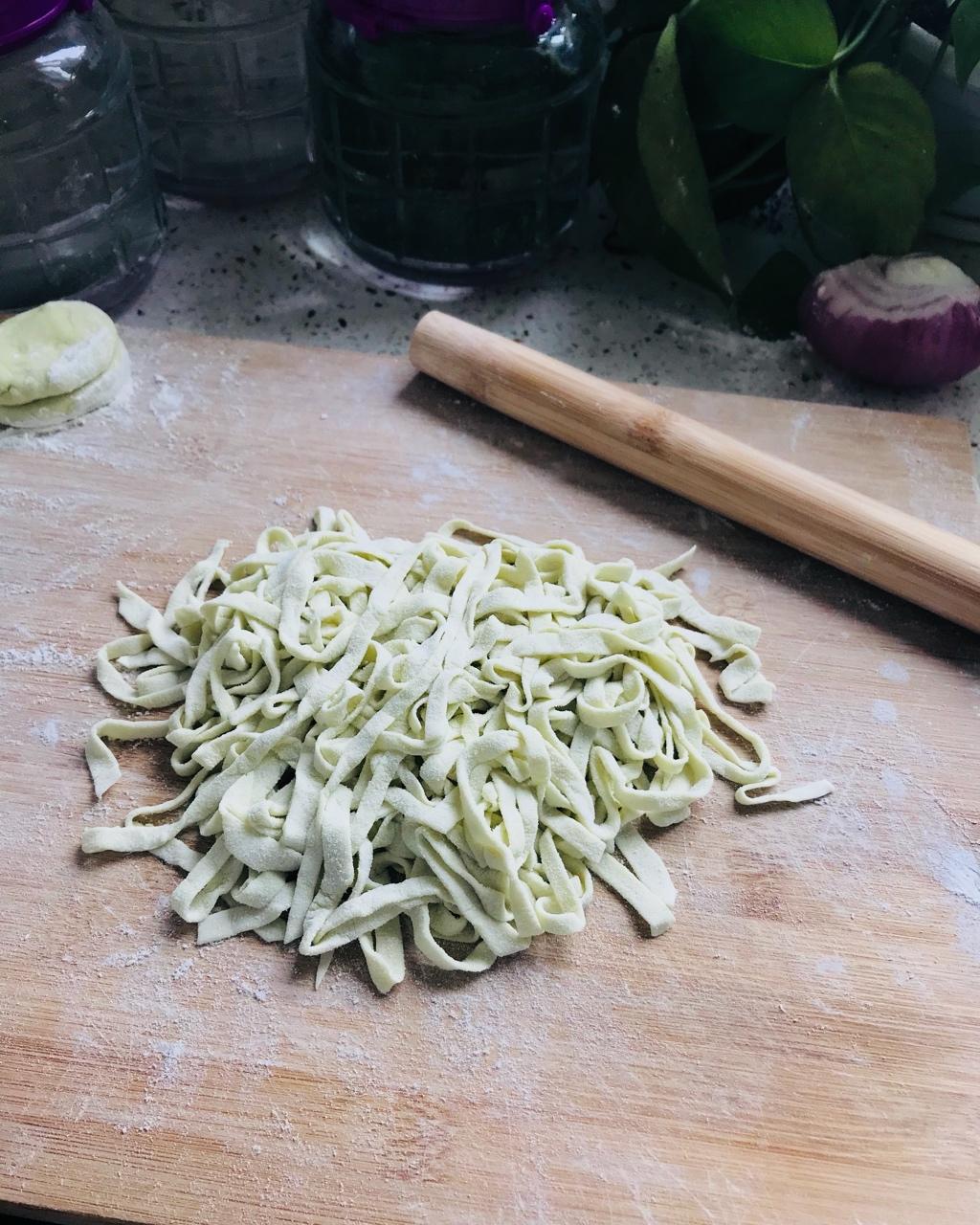 菠菜面（纯菠菜不加水版）