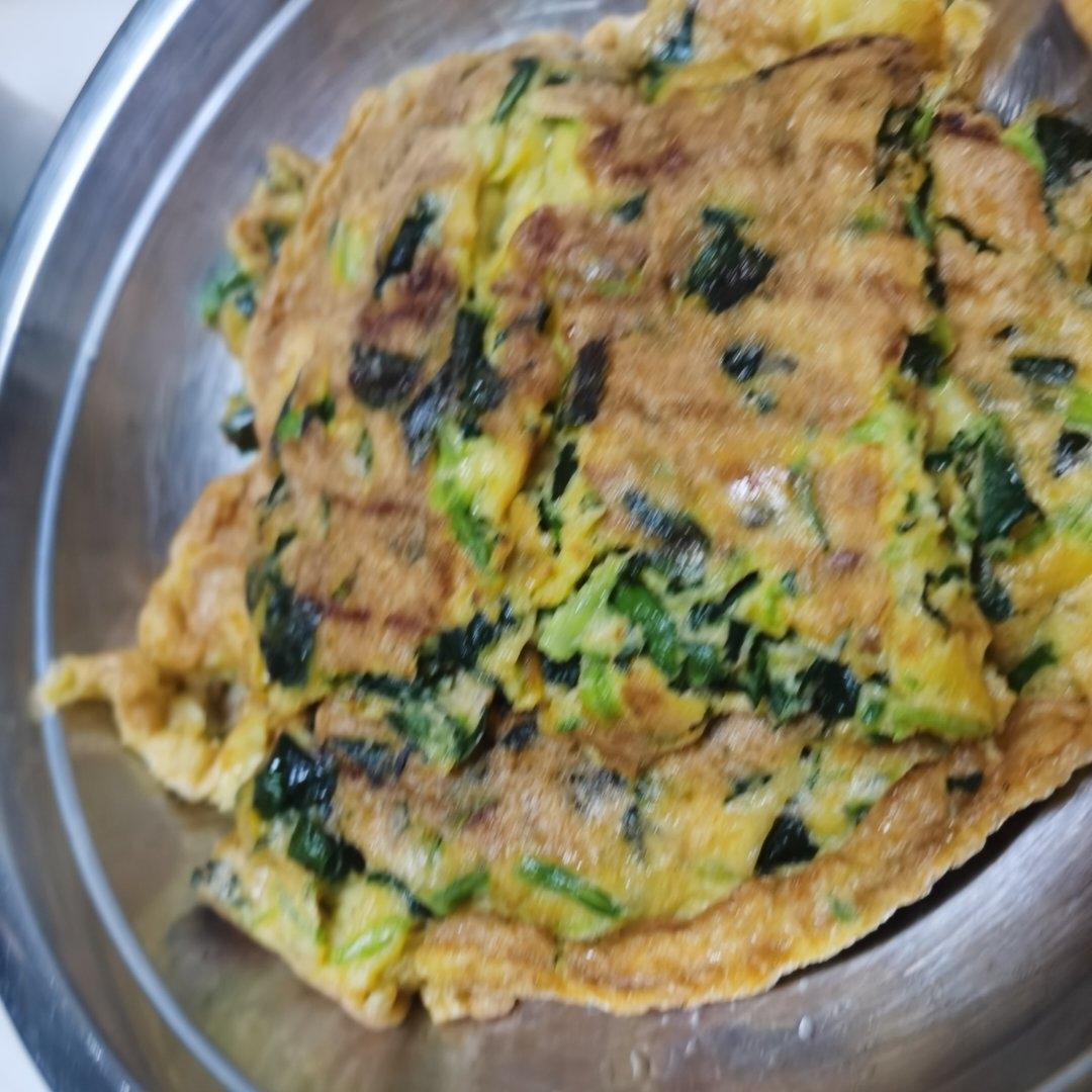菠菜鸡蛋小方