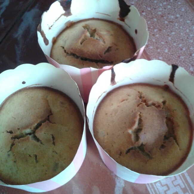 马芬 纸杯蛋糕cupcake香蕉松糕