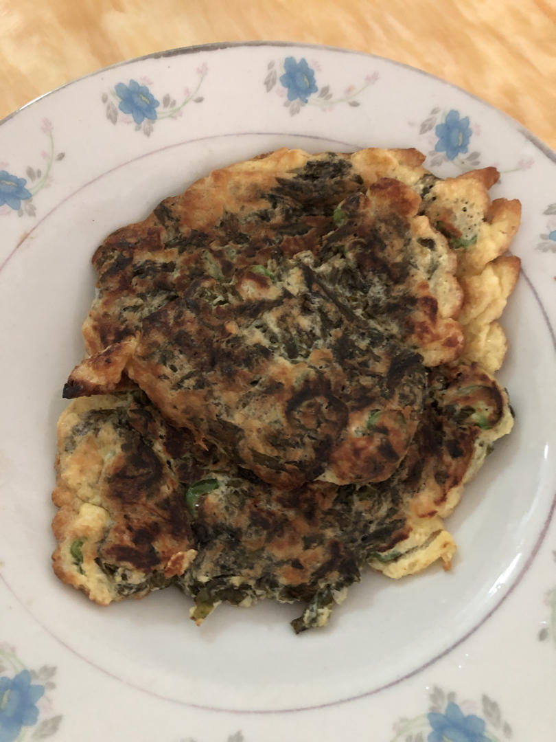 不费力赢很大的紫菜煎蛋，焦嫩鲜香，上桌秒光！