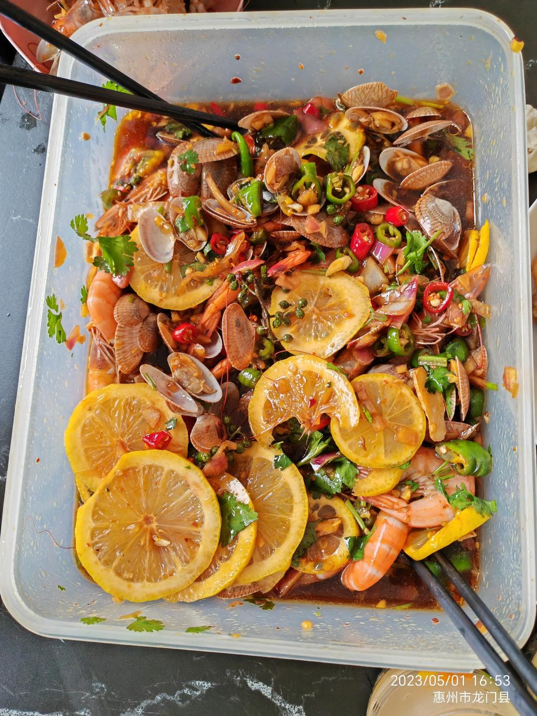 酸辣凉拌虾￨巨好吃