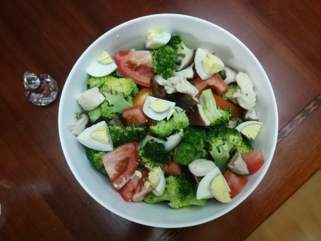 鸡胸肉蔬菜沙拉