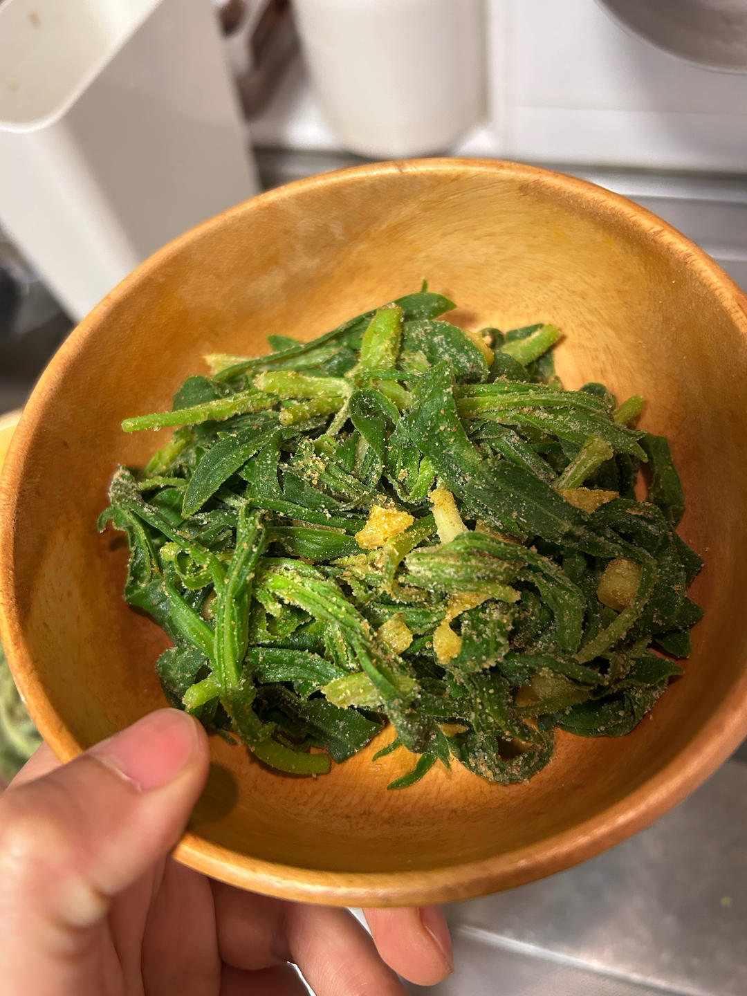 春天的味道-蒸面条菜
