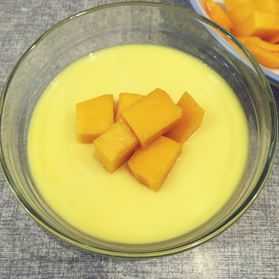 芒果奶香布丁