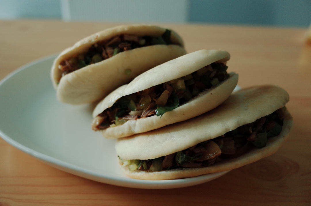 肉夹馍(白吉馍的制作)