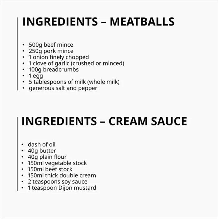 IKEA meatballs