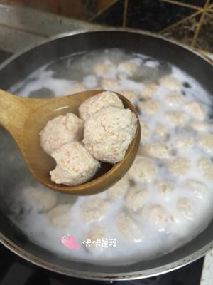 无淀粉鸡胸肉丸子（减肥、火锅）的做法 步骤5