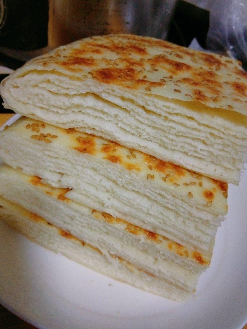 wei薇果做的蒸千层发面饼
