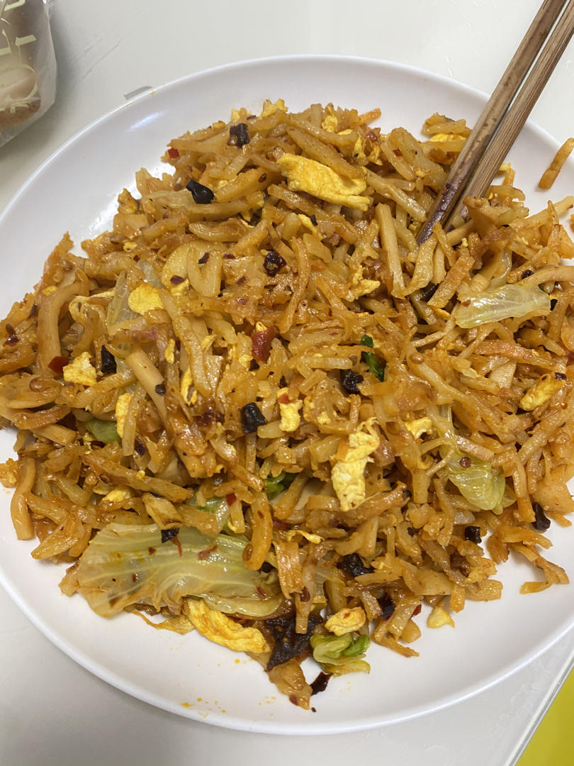 直击灵魂的炒饼丝~