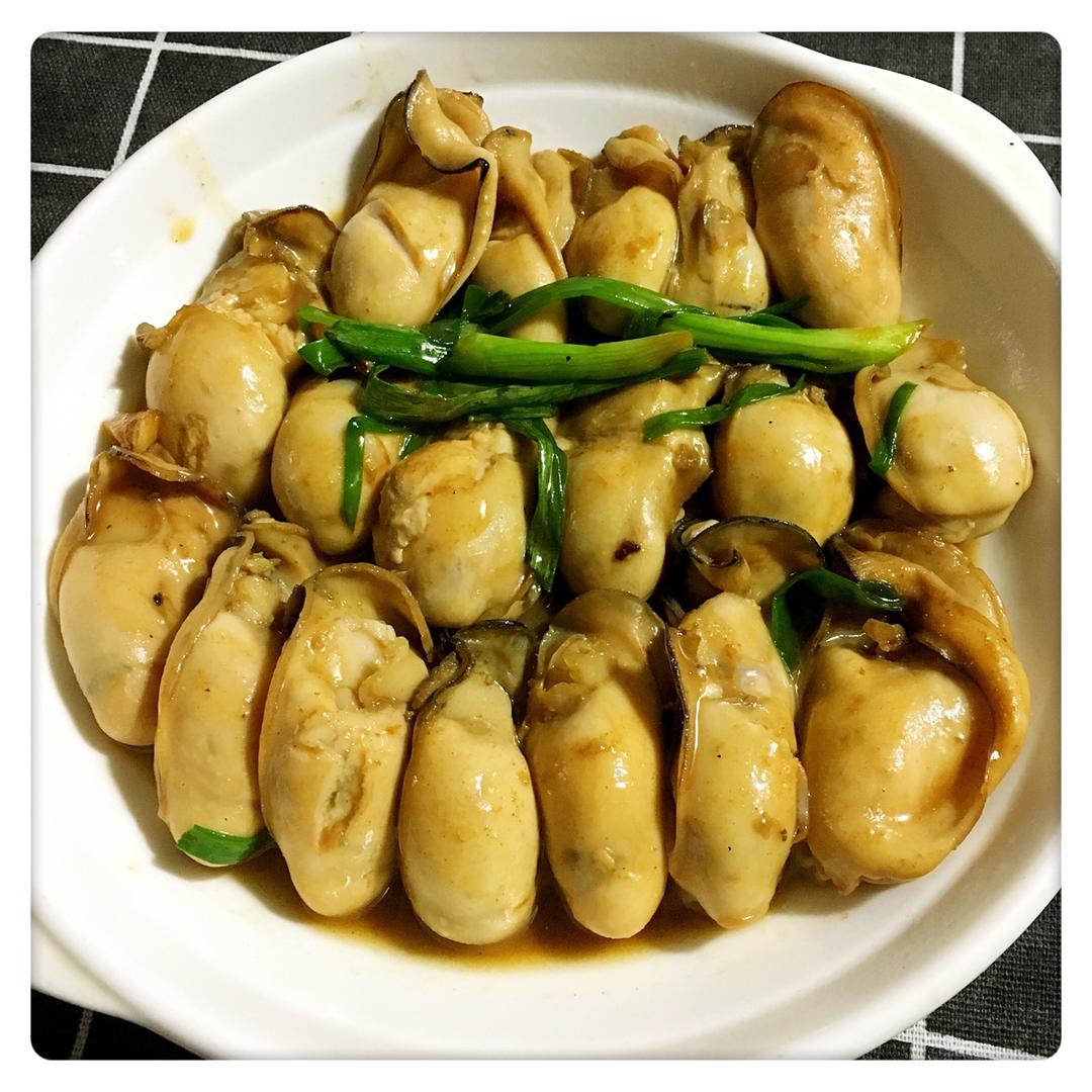 姜葱爆炒生蚝