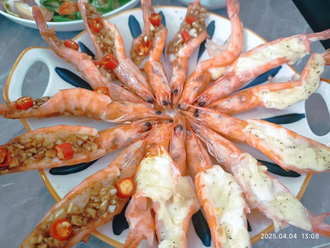 芝士沙拉酱焗大虾