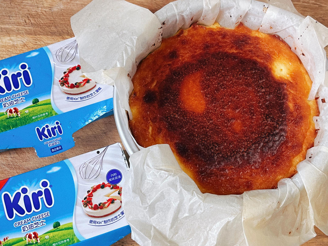 小山进公开食谱-使用大量牛奶，无淡奶油的巴斯克乳酪蛋糕