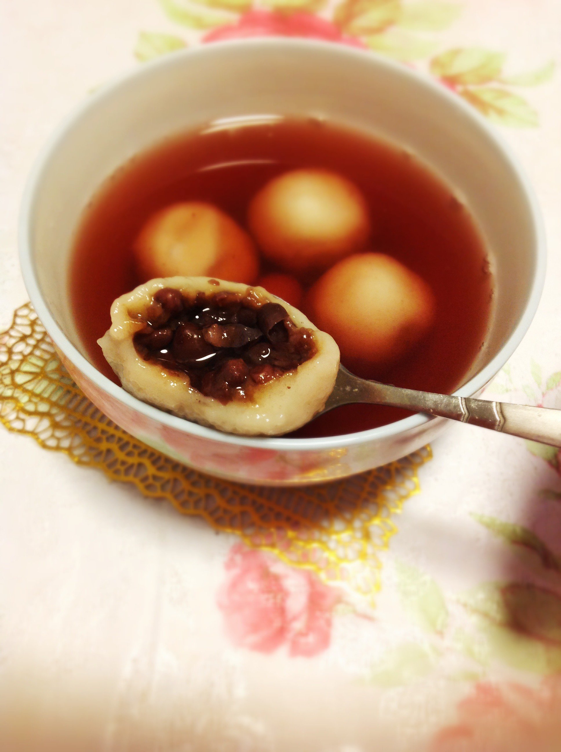 豆沙汤圆