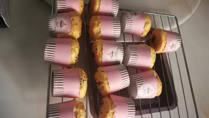 纸杯蛋糕 8寸戚风蛋糕的量