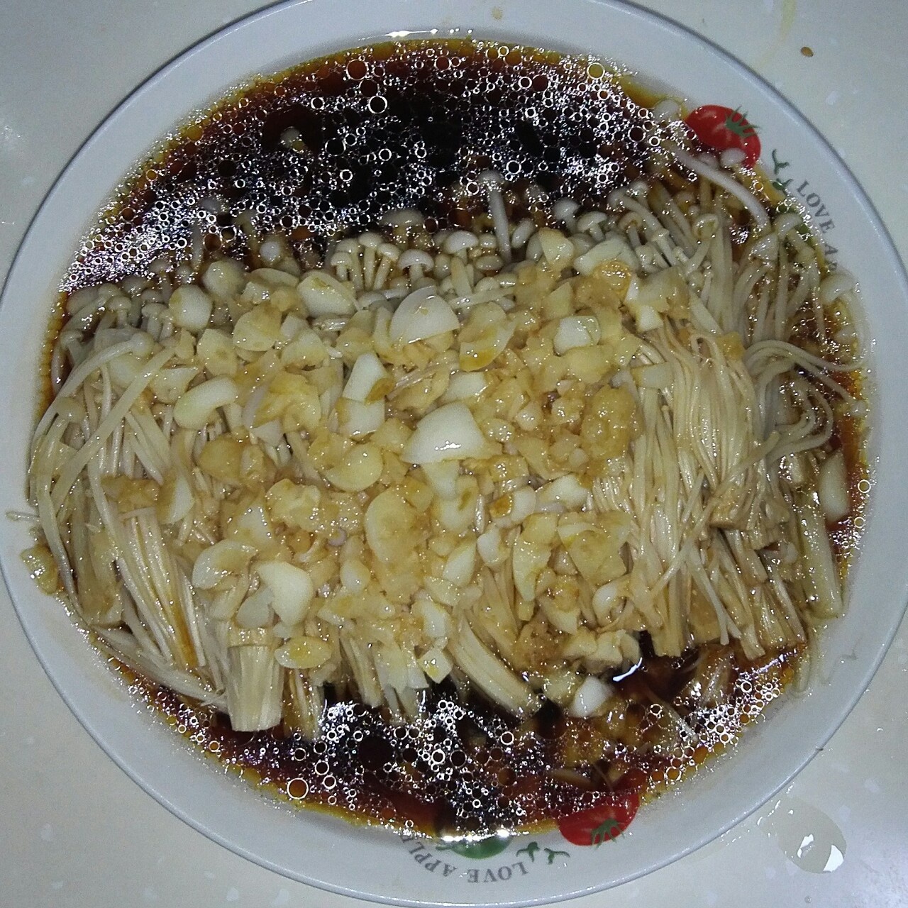 蒜蓉蒸金针菇