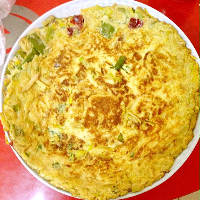 蒜黄炒鸡蛋