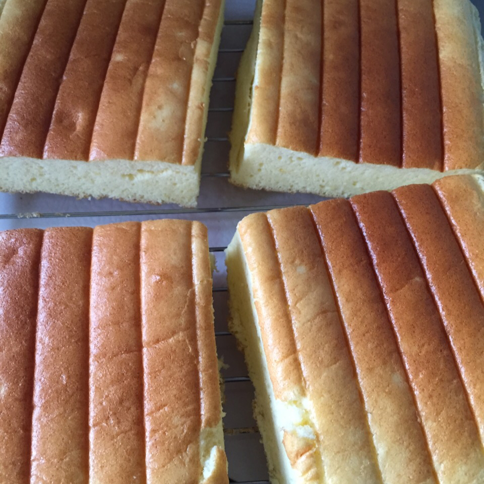 戚风蛋糕（不回缩，裱花打底首选）