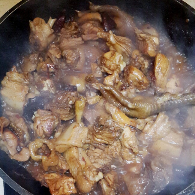 家常烧鸡块