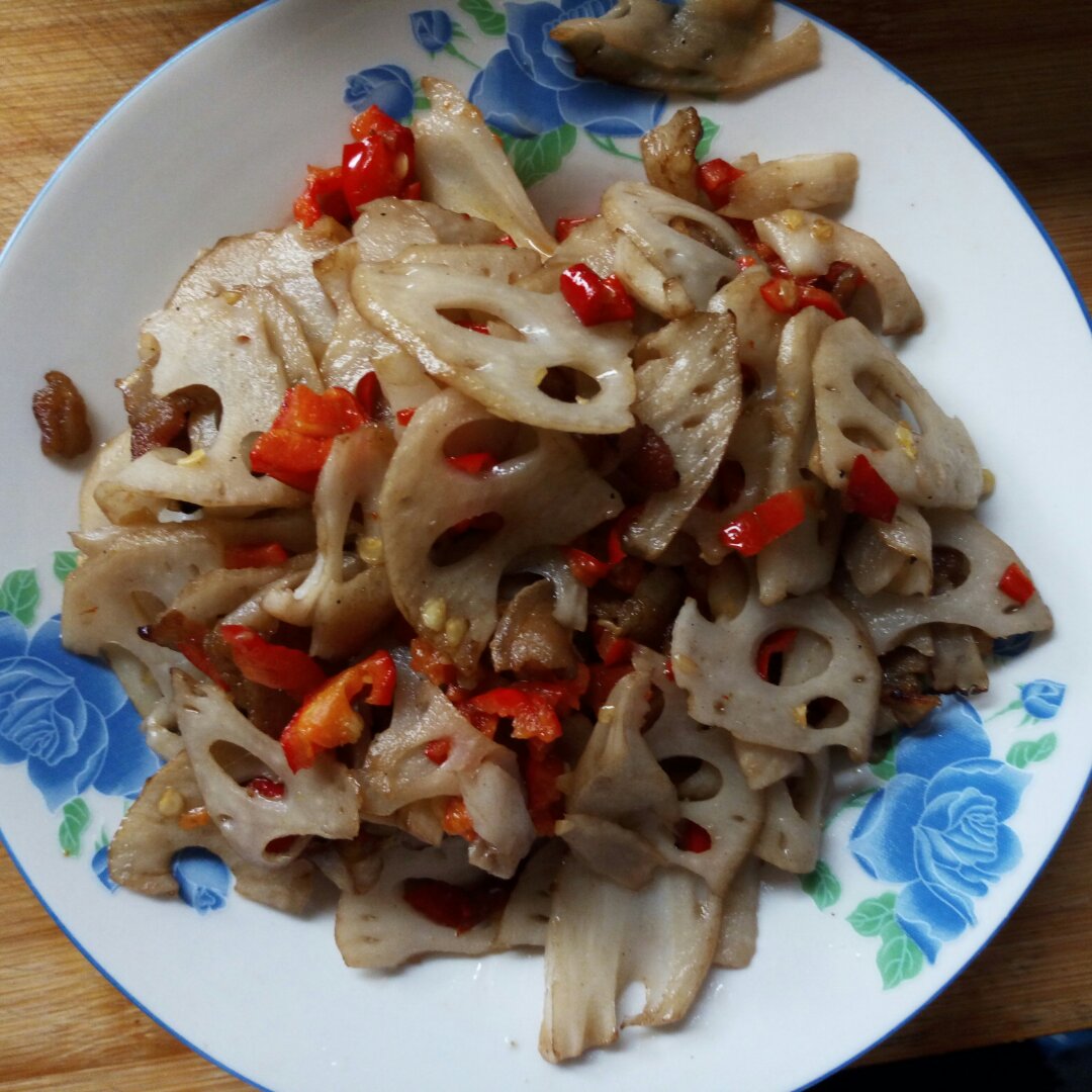 辣炒藕片