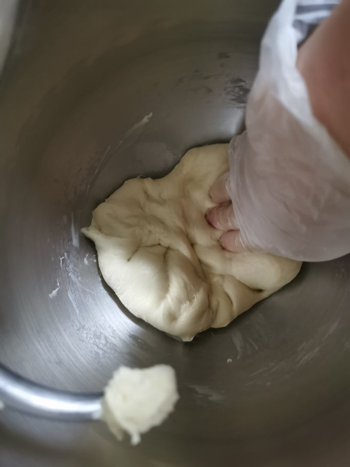 软妹子～香葱肉松面包的做法 步骤5
