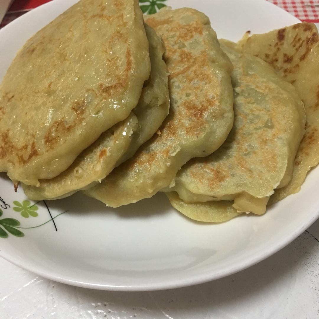 香蕉牛奶煎饼--好吃快手零失败的早餐