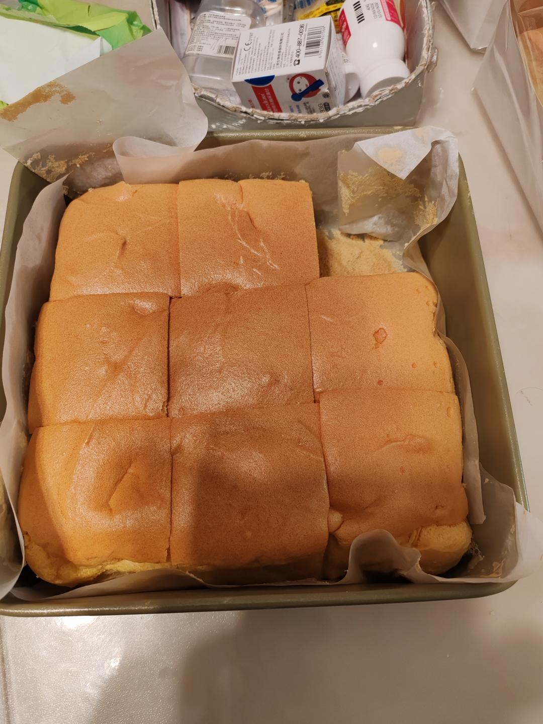 9寸古早蛋糕（水浴法）