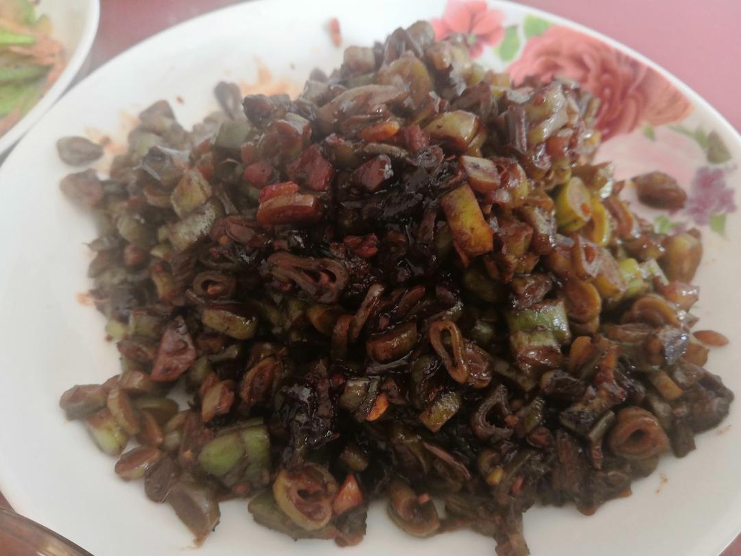 豆角炒鸡蛋