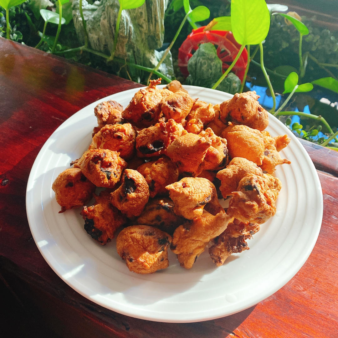 嘉嘉钰儿做的炸大枣