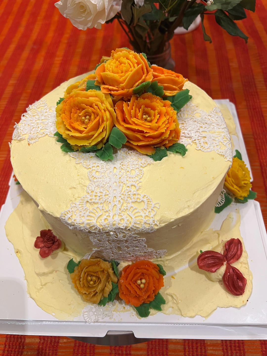 夏·海岛海岛～椰子慕斯芒果海绵蛋糕