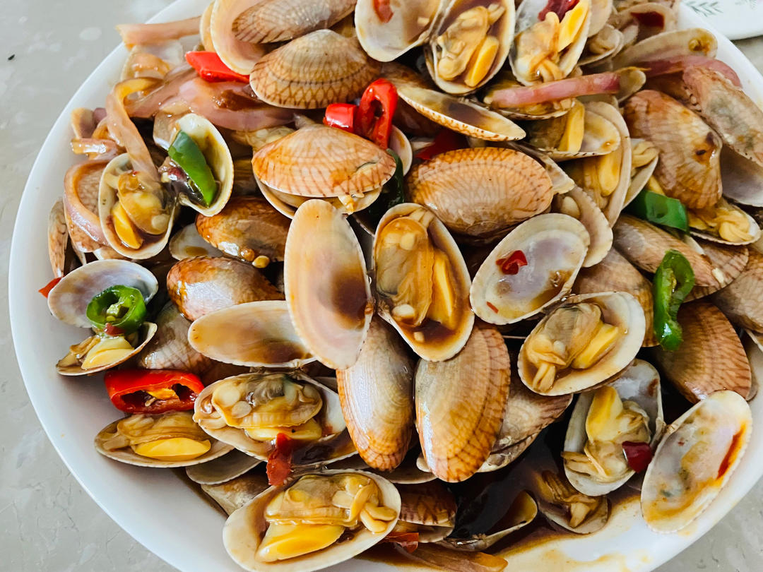 🔥秒杀街边大排档‼️爆炒香辣花甲〰️巨好吃