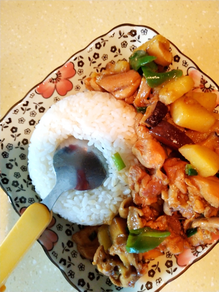 黄焖鸡米饭的做法