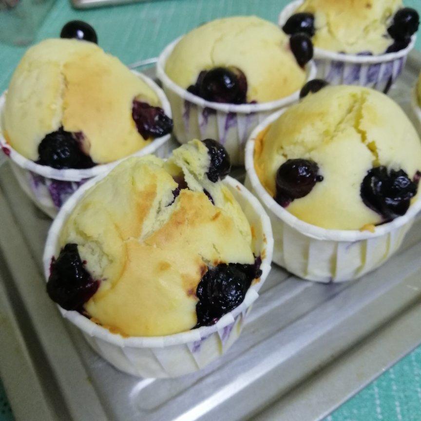 蓝莓玛芬蛋糕 Blueberry Muffin