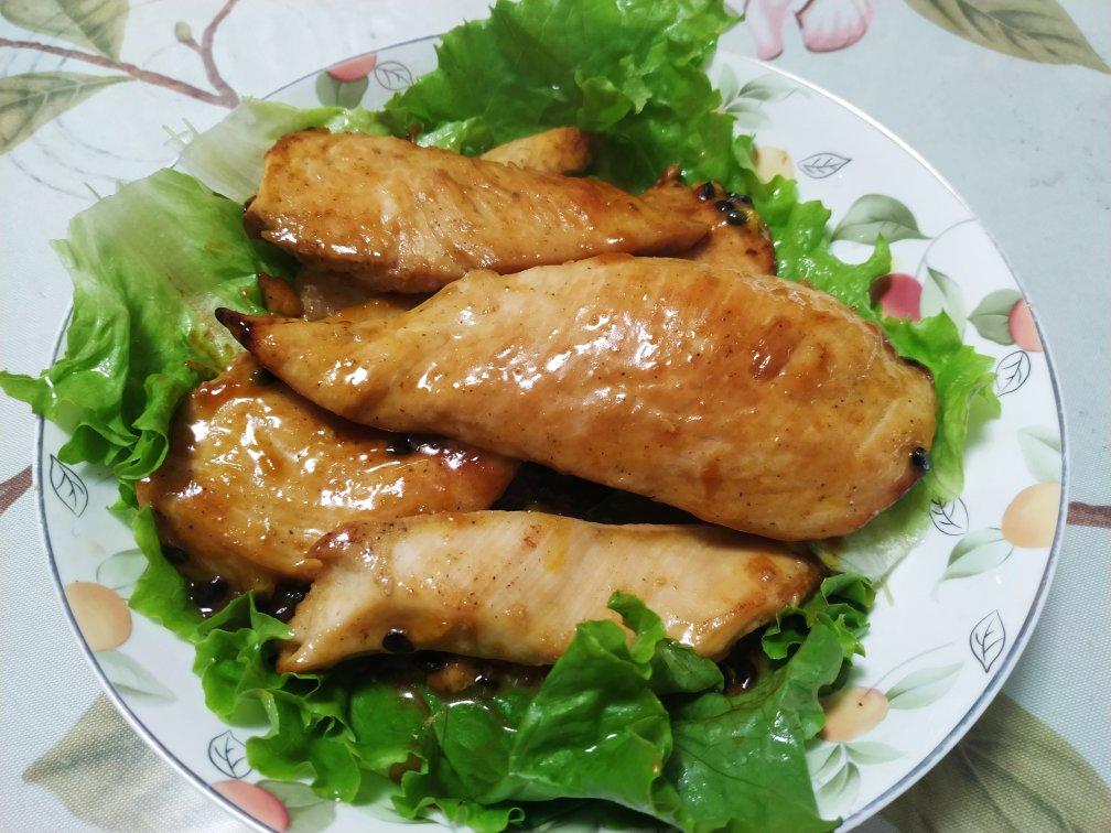 百香果蜜汁煎鸡排