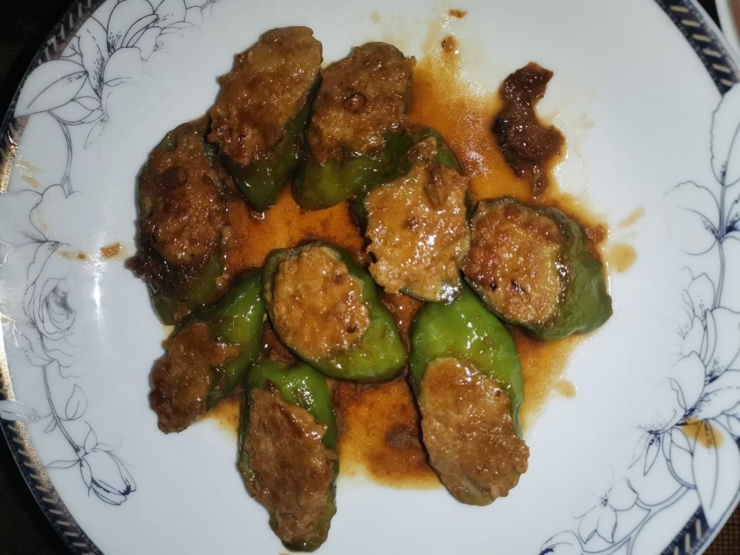 一口一个超过瘾——青椒酿肉