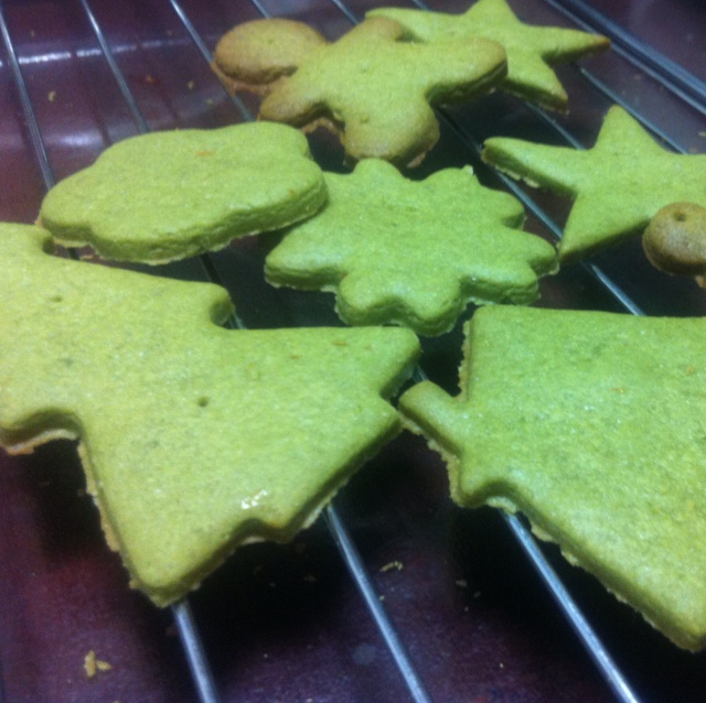 心形抹茶饼干