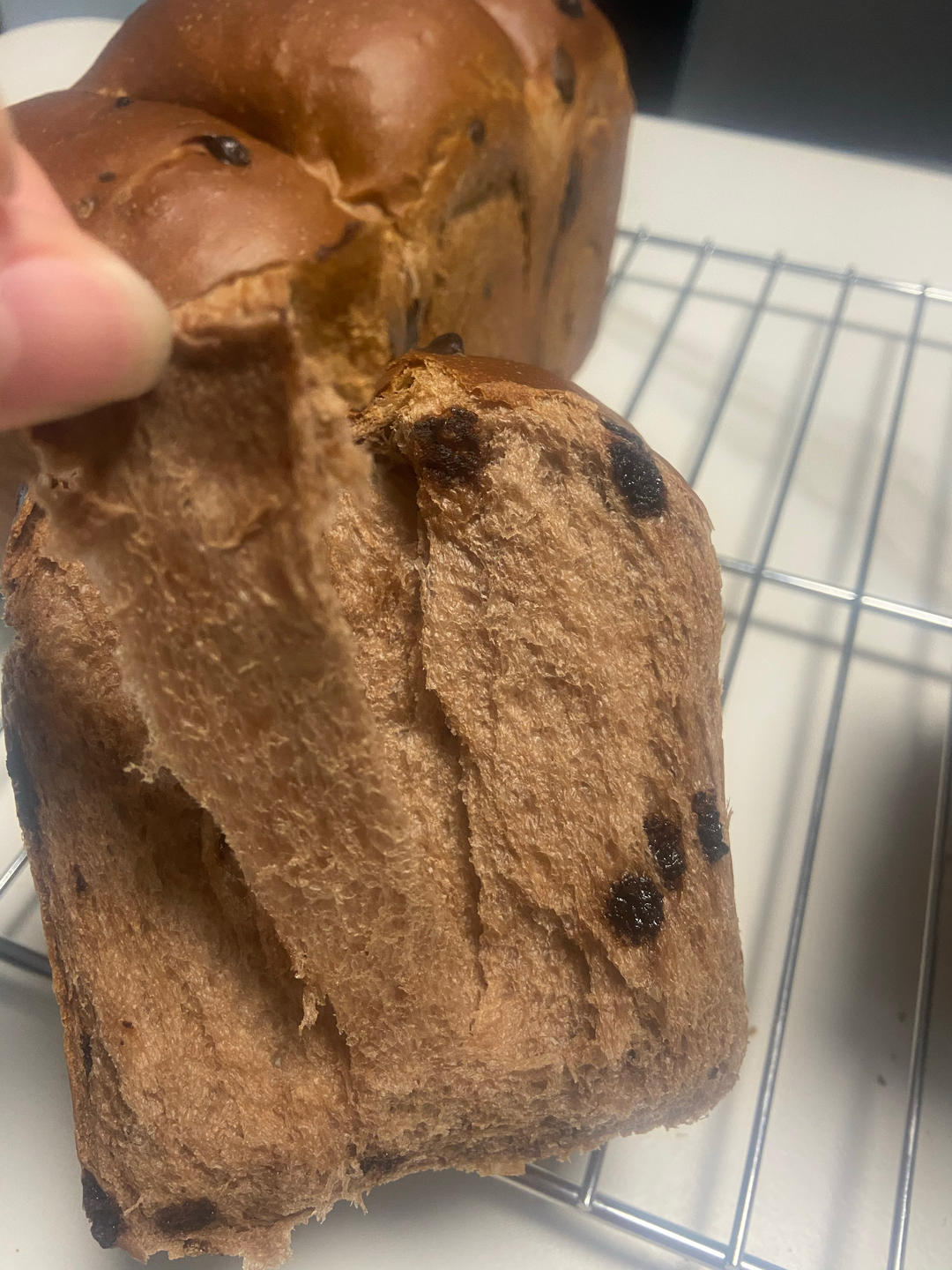 巨~巨好吃的巧克力奶油吐司