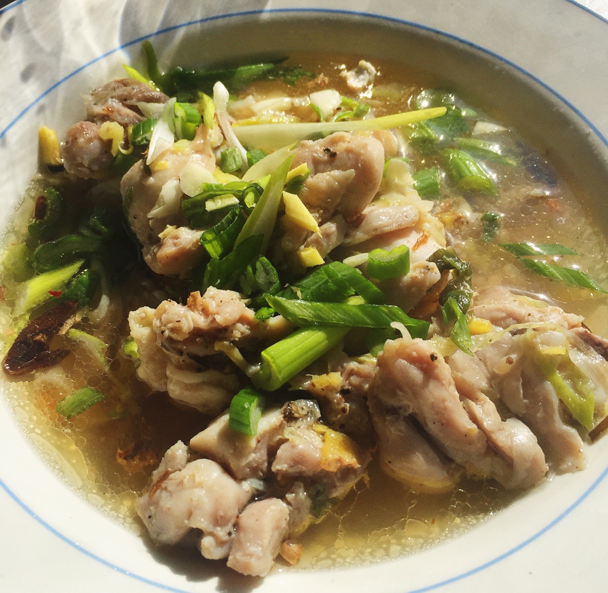 纸包烤葱油鸡