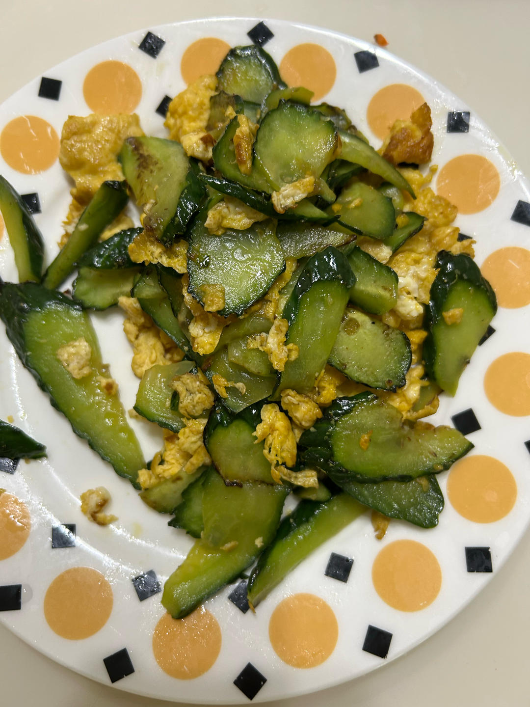 黄瓜炒鸡蛋 （青瓜炒鸡蛋）