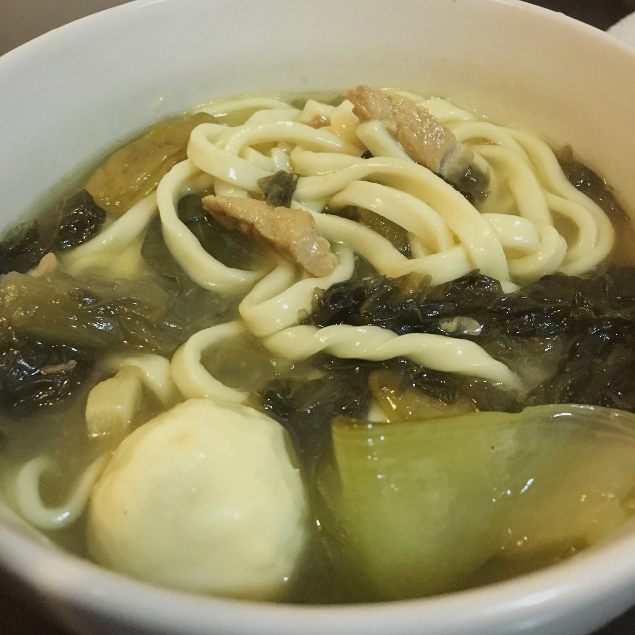 酸菜肉丝面