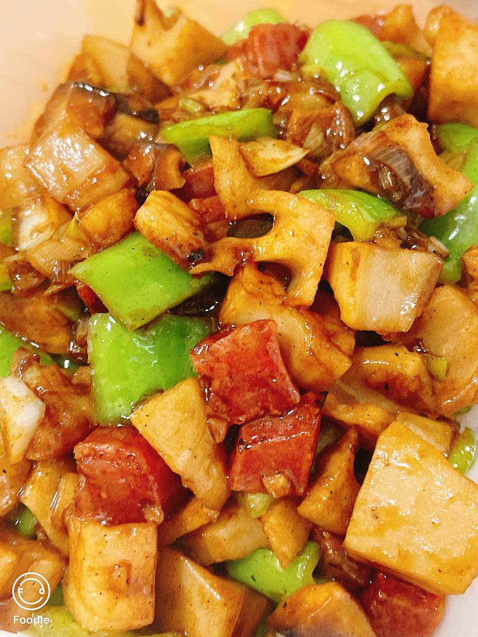 下饭菜红烧藕丁