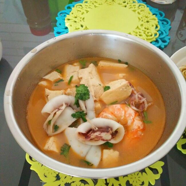 海鲜豆腐汤的做法