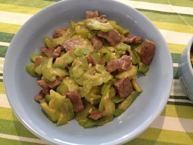 苦瓜炒牛肉