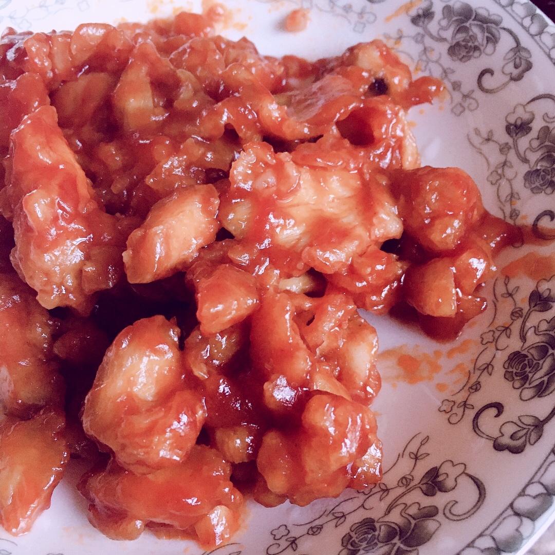 酸甜可口的糖醋里脊(鸡胸肉版)