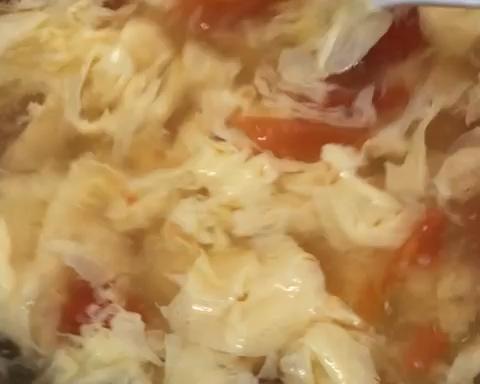 番茄蛋汤（甜）四季皆宜的做法