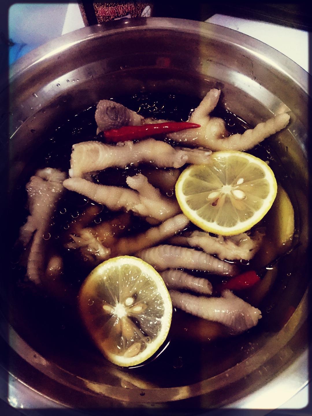 柠檬凤爪的做法