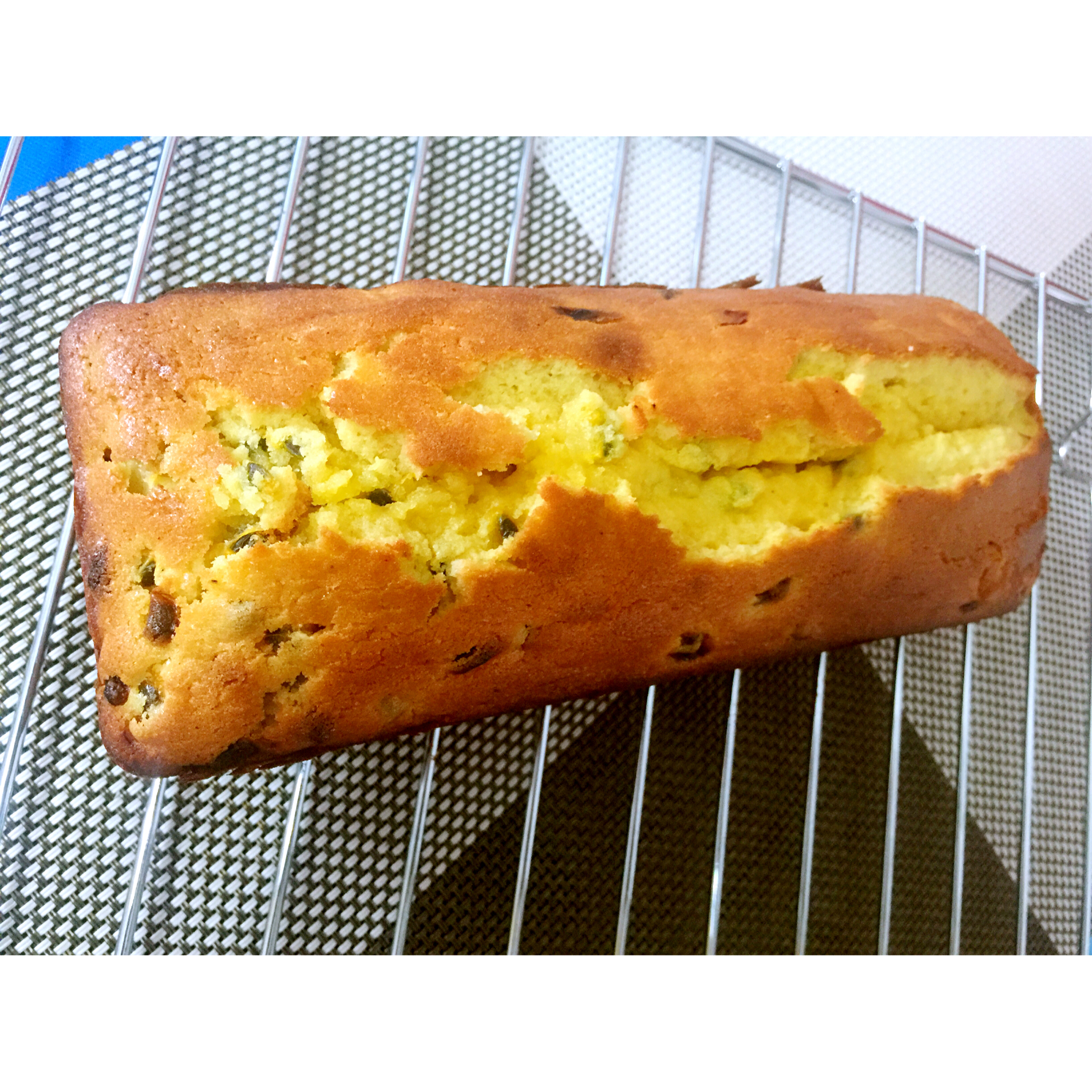 轻盈百香果磅蛋糕