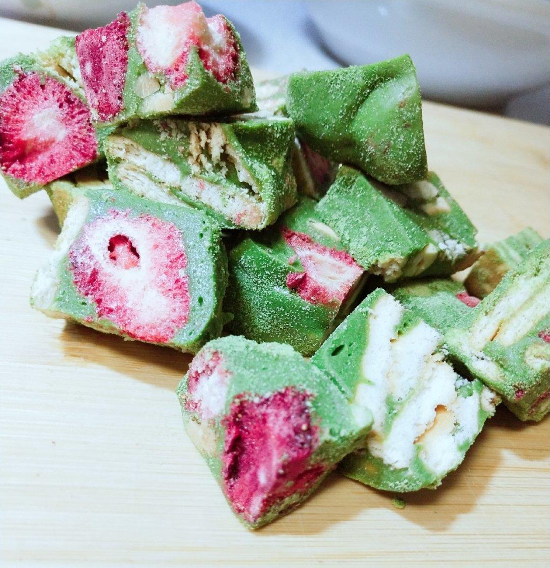 超简单易上手棉花糖版汉堡牛轧饼&雪花酥