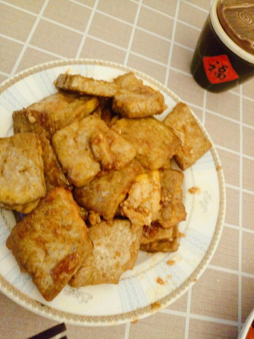 无敌好吃的香煎豆腐