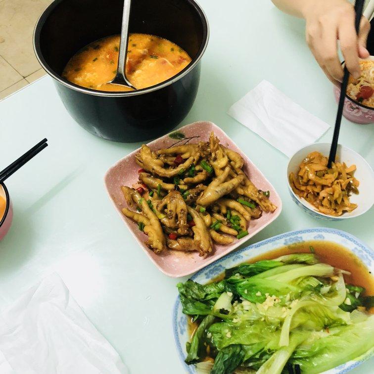 香辣烧鸡爪